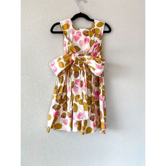 NWT! Redfish Kids Dolce Dress Watercolor Rose Petals Size 3 - Picture 3 of 7